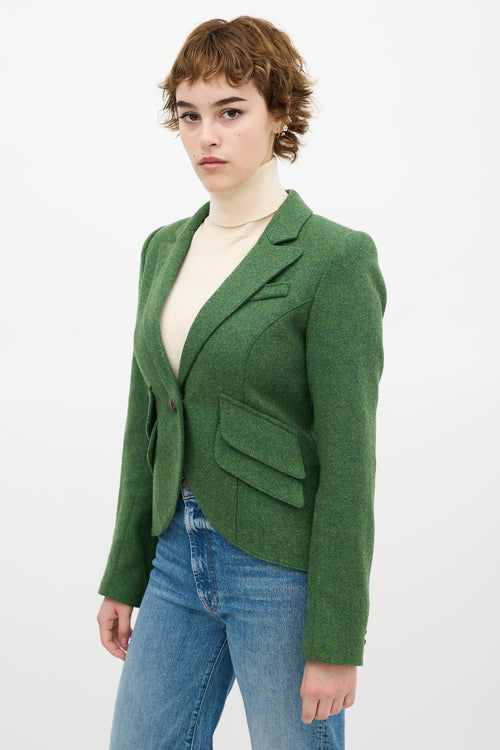 Smythe Green Wool Kelly Blazer