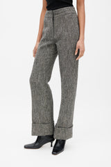 Smythe Grey & Black Wool Tweed Two Piece Suit
