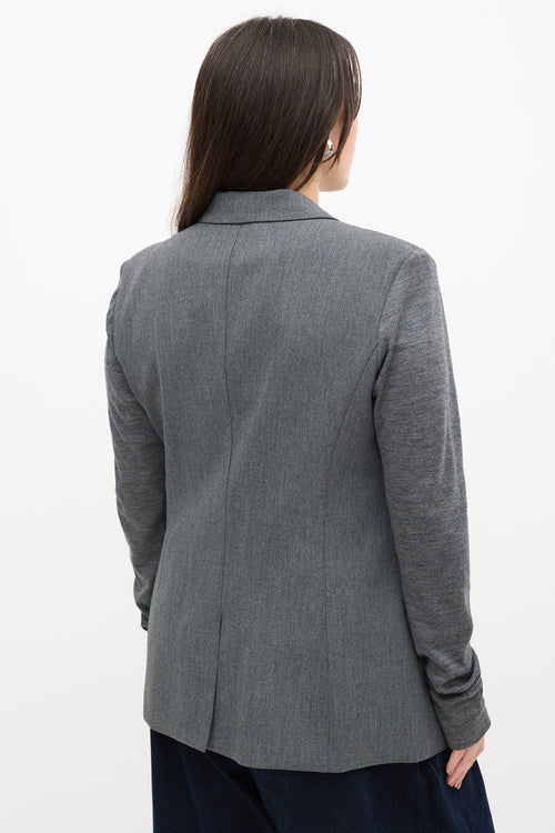 Smythe Grey Double Breasted Blazer