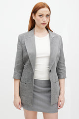 Smythe Three Quarter Sleeve Blazer