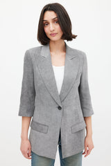 Smythe Three Quarter Sleeve Blazer