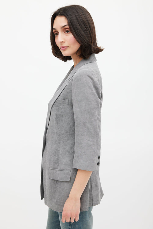 Smythe Three Quarter Sleeve Blazer