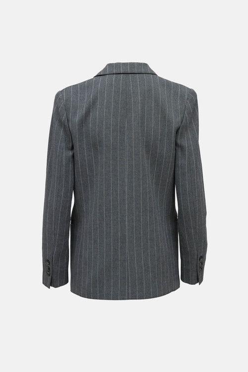 Smythe Pinstripe Single Breasted Blazer