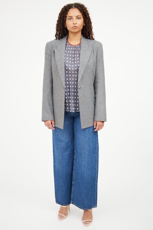 Smythe One Button Boy Blazer