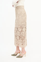 Smythe Guipure Lace Pencil Skirt