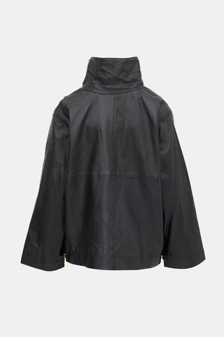 Smythe Leather Anorak Jacket