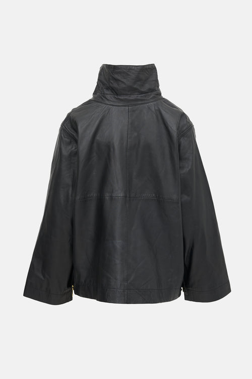 Smythe Leather Anorak Jacket