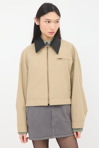 Smythe Leather Collar Block Jacket