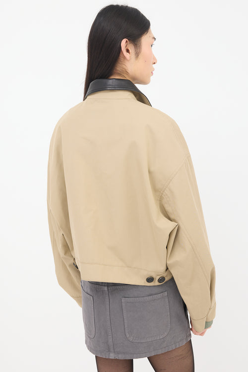 Smythe Leather Collar Block Jacket