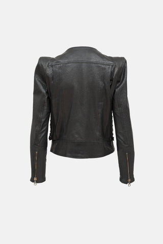 Leather Biker Jacket