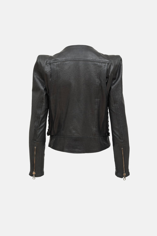 Leather Biker Jacket