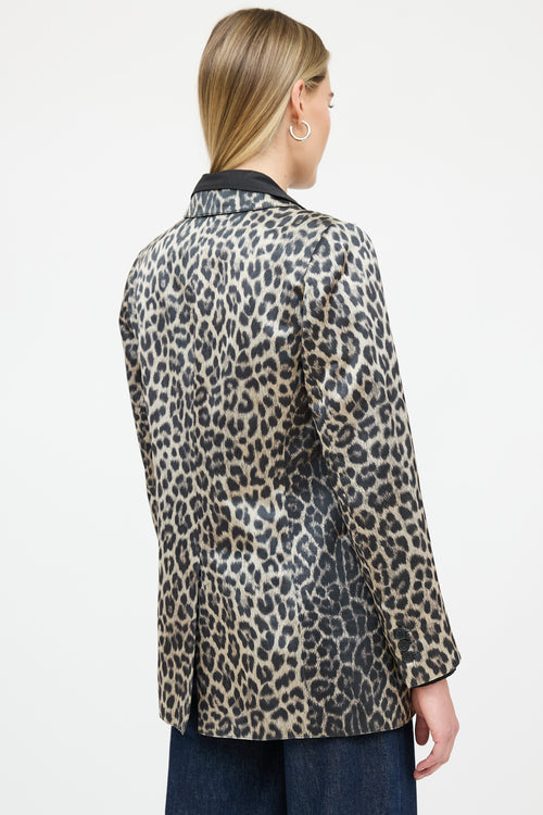 Smythe Patterned Satin Blazer