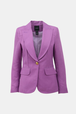 Smythe Linen Pintuck Blazer