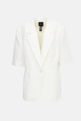 Smythe Linen Short Sleeve Blazer