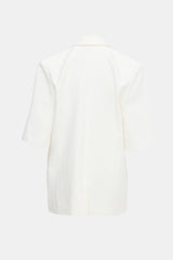 Smythe Linen Short Sleeve Blazer