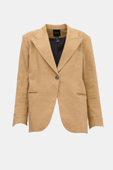 Smythe Linen Single Button Blazer
