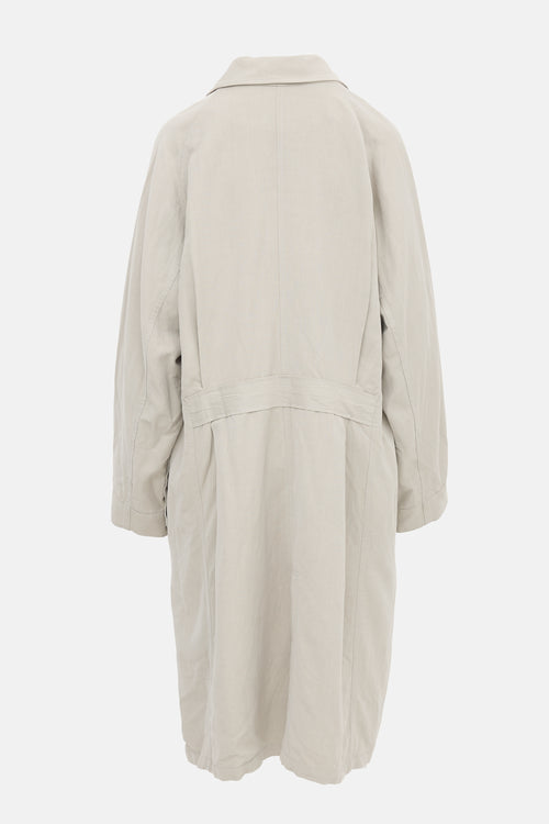 Smythe Linen Trench Coat
