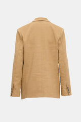Smythe Linen Single Button Blazer