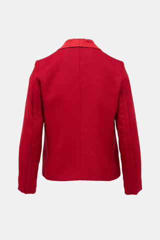 Smythe Long Shawl Cropped Blazer