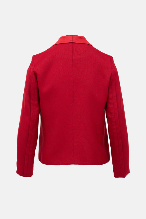 Smythe Long Shawl Cropped Blazer