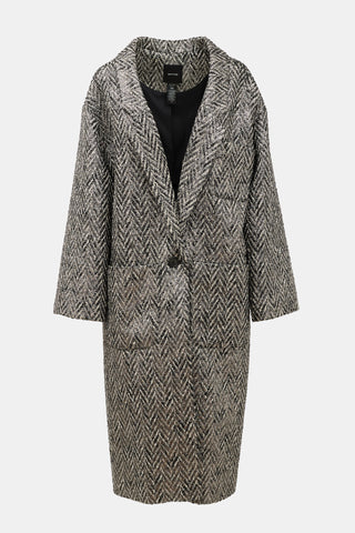Smythe Metallic Tweed Coat