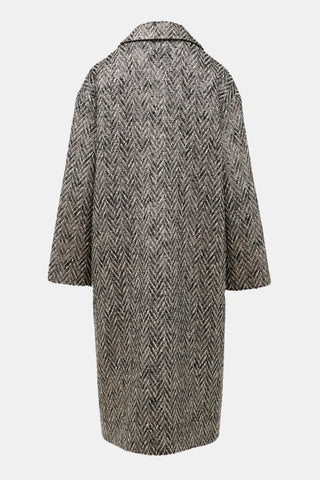 Smythe Metallic Tweed Coat