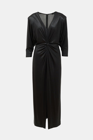 Smythe Metallic Twisted Dress