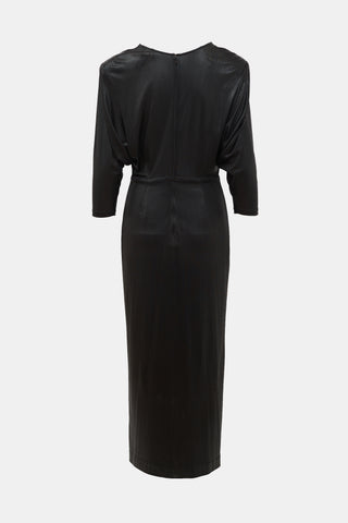 Smythe Metallic Twisted Dress