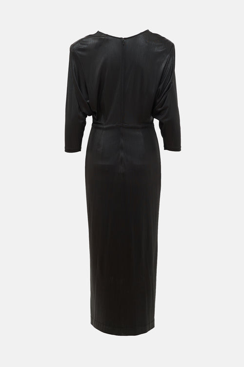 Smythe Metallic Twisted Dress