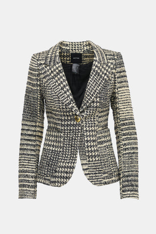 Smythe Metallic Patterned Hutton Blazer