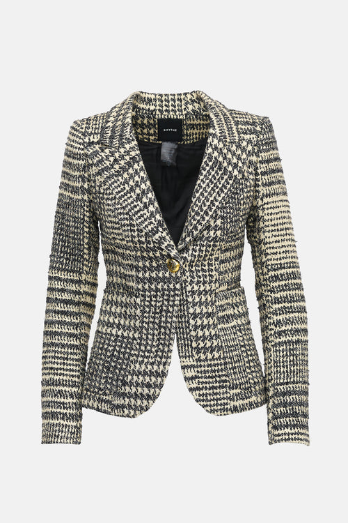 Smythe Metallic Patterned Hutton Blazer