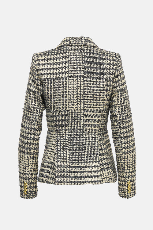 Smythe Metallic Patterned Hutton Blazer