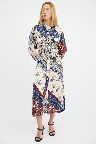 Smythe Multicolour Floral Shirt Dress