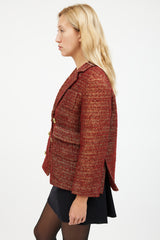 Smythe Tweed Double Breasted Blazer