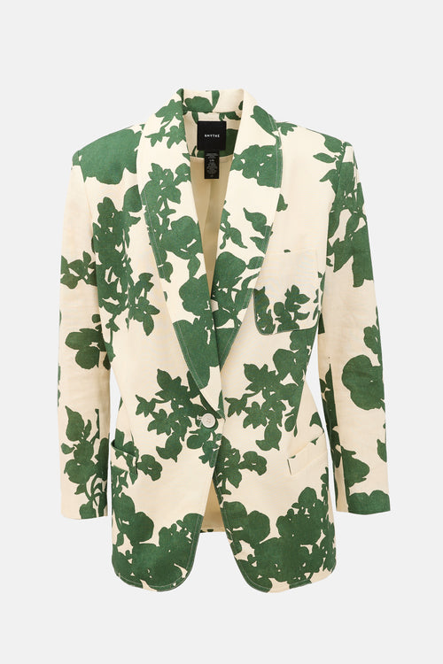 Smythe Oversized Shawl Collar Blazer