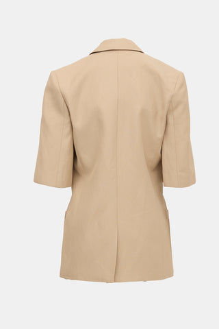 Smythe Oversized Short Sleeve Blazer