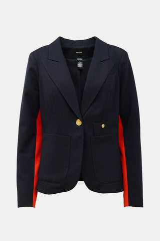Smythe Patch Pocket Tux Stripe Blazer