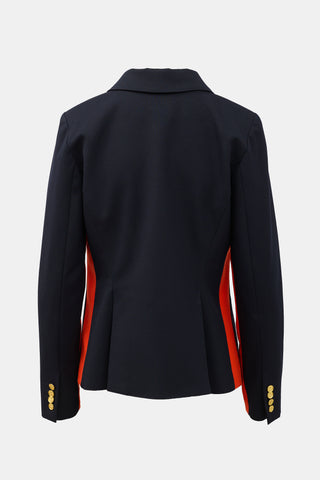 Smythe Patch Pocket Tux Stripe Blazer