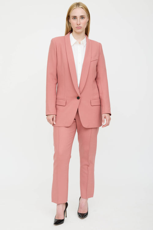 Smythe Two Piece Shawl Suit
