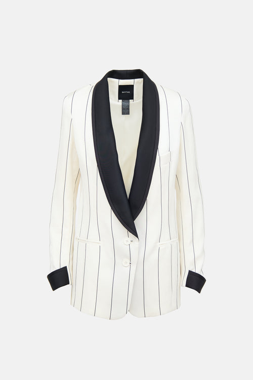 Smythe Pinstripe Salon Blazer