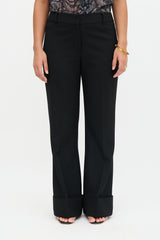 Smythe Pique Cuffed Wide Leg Trouser