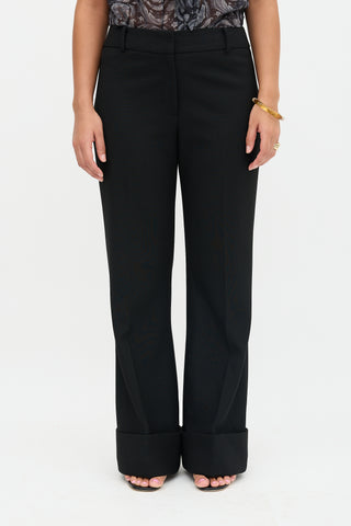 Smythe Pique Cuffed Wide Leg Trouser