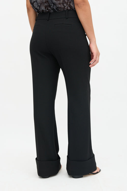 Smythe Pique Cuffed Wide Leg Trouser