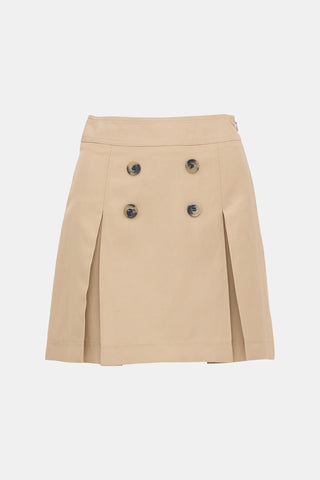 Smythe Pleated Mini Skirt