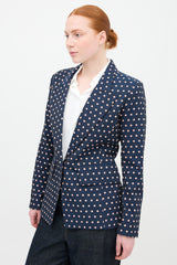 Smythe Polka Dot Lounge Blazer