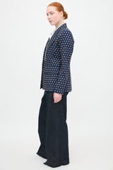 Smythe Polka Dot Lounge Blazer