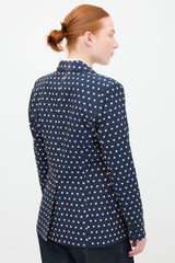 Smythe Polka Dot Lounge Blazer