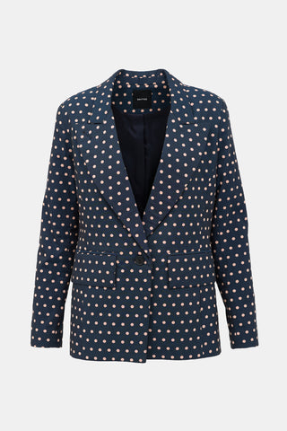 Smythe Polka Dot Lounge Blazer
