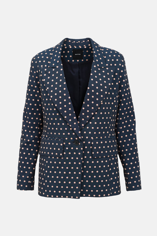 Smythe Polka Dot Lounge Blazer