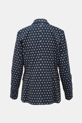 Smythe Polka Dot Lounge Blazer